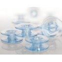 canettes plates bleues par sachet de 10